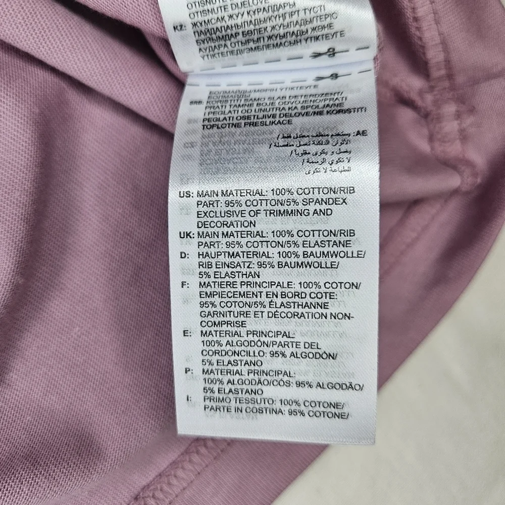 Reebok Pink Retro Logo Graphic Sweater Tee NWT 20" PTP - Picture 10 of 13